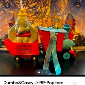 Dumbo & Casey jr rr-popcorn bucket sipper set